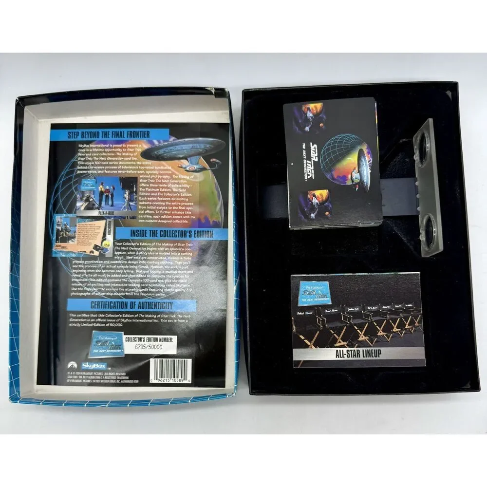 Star Trek The Making of‎ The Next Generation With Collector Card Set Sky Box